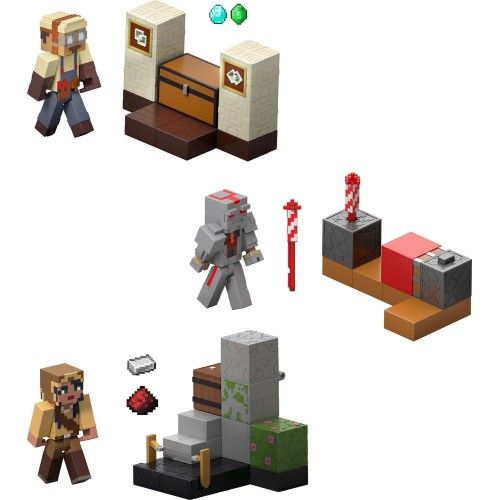 Mattel Minecraft Protector’s Firework Launcher Action Figure & Accessories Set, 3.25-inch Scale Collectible GTT53 / JKK10 194735
