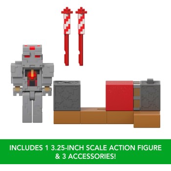 Mattel Minecraft Protector’s Firework Launcher Action Figure & Accessories Set, 3.25-inch Scale Collectible GTT53 / JKK10 194735