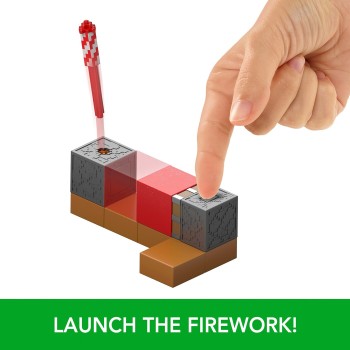 Mattel Minecraft Protector’s Firework Launcher Action Figure & Accessories Set, 3.25-inch Scale Collectible GTT53 / JKK10 194735