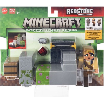 Mattel Minecraft Trapper’s Trip Wire Action Figure & Accessories Set With Zombie Trip Wire Feature GTT53 / JKK09 194735351381