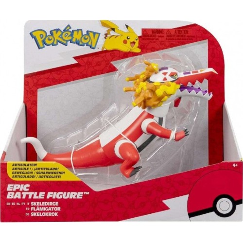 Pokemon Figure W8 (2 Designs) – Jazwares Skeledirge, Pkw4081, JW095164-W8 191726755951