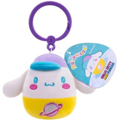 Jazwares Squishmallows Sanrio Hello Kitty And Friends - Plush Keychain Kawaii Tokyo (5 Designs) 9Cm - Cinnamoroll  Limited Editi