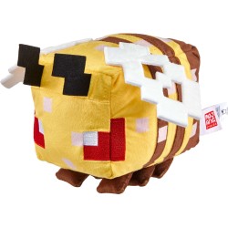 Mattel Minecraft Plush Angry Bee Toy, 8-Inch Collectible Soft Doll Inspired By Video Game Character HBN39 / JDH76 194735284641