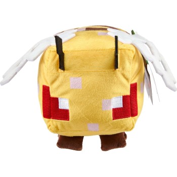 Mattel Minecraft Plush Angry Bee Toy, 8-Inch Collectible Soft Doll Inspired By Video Game Character HBN39 / JDH76 194735284641