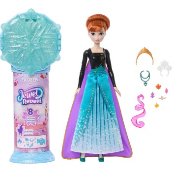 mattel frozen άννα με κοσμηματοθηκη JJY37 194735344673
