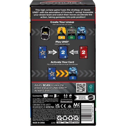 mattel uno elite f1 JLV42 194735369768