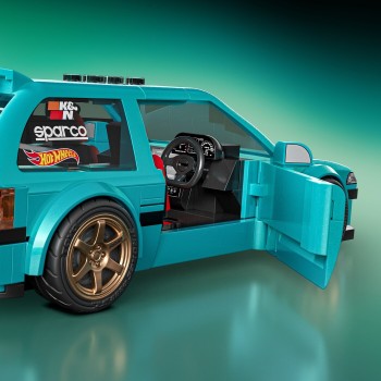 mattel hot wheels speed - 90 honda custom civic ef JHF62 194735330546