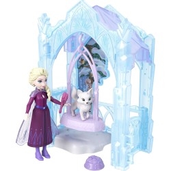 Mattel Disney Frozen Storytime Stackers Elsa Small Doll & Icy Animal Hideaway Playset W/ Fox & Bird Figures JFG29 194735295999