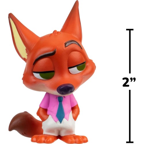 Jazwares Zootopia zootropolis 2 figure 2-pack - nick wilde with mystery figure, official zoot JWZ00059 191726954552