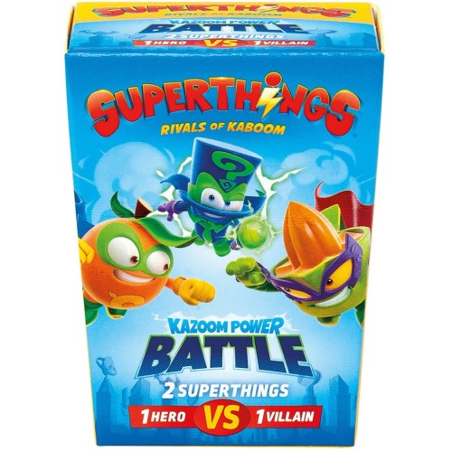 As company Superthings μικροπλάσματα kazoom Battle σετ 2 Φιγούρες για 3+ 1013-61109 8431618043202