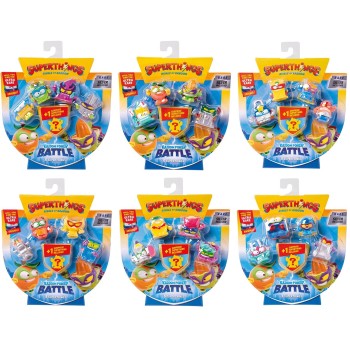 As company Superthings μικροπλάσματα kazoom Battle blister 4+1 Φιγούρες για 3+ 1013-61608 8431618036389