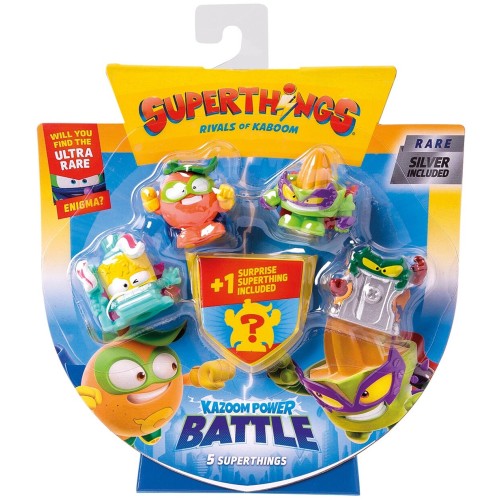 As company Superthings μικροπλάσματα kazoom Battle blister 4+1 Φιγούρες για 3+ 1013-61608 8431618036389
