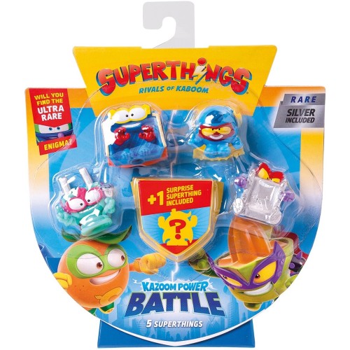 As company Superthings μικροπλάσματα kazoom Battle blister 4+1 Φιγούρες για 3+ 1013-61608 8431618036389