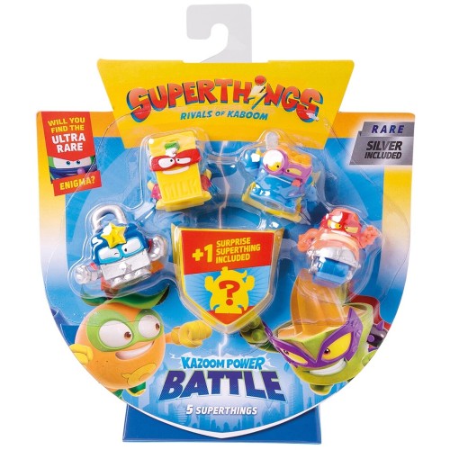As company Superthings μικροπλάσματα kazoom Battle blister 4+1 Φιγούρες για 3+ 1013-61608 8431618036389