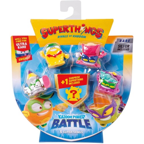 As company Superthings μικροπλάσματα kazoom Battle blister 4+1 Φιγούρες για 3+ 1013-61608 8431618036389