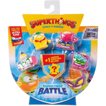 As company Superthings μικροπλάσματα kazoom Battle blister 4+1 Φιγούρες για 3+ 1013-61608 8431618036389