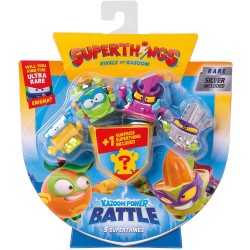 As company Superthings Mini Creatures Kazoom Battle Blister 9+1 Figures for 3+ 1013-61138 8431618036532