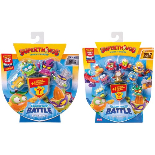 As company Superthings Mini Creatures Kazoom Battle Blister 9+1 Figures ...