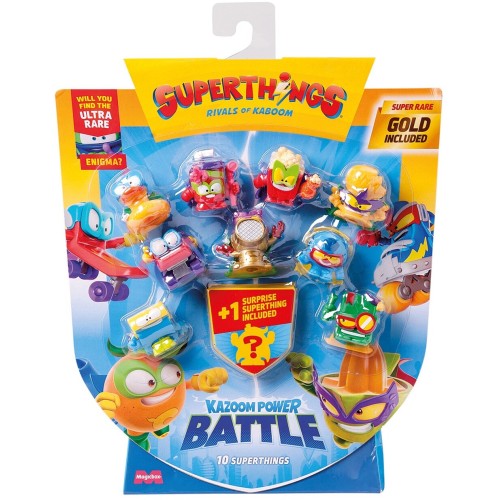 As company Superthings Mini Creatures Kazoom Battle Blister 9+1 Figures ...