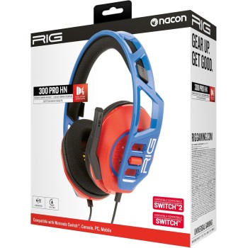 Nacon RIG - Gaming Headset With Microphone Compatible With Nintendo Switch - Multicolor  3665962029871
