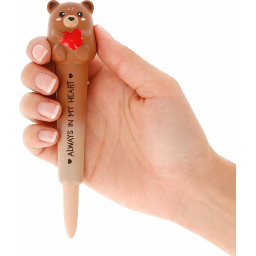 Legami Always In My Heart Teddy Bear Squishy Gel Pen - Squeezies teddy bear SQP0007 8052694101565
