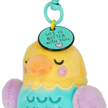 Legami 2 Key Rings With a Stuffed Toy - Super Soft! - Tiny SPK0017 8052694112462