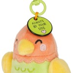 Legami 2 Key Rings With a Stuffed Toy - Super Soft! - Tiny SPK0017 8052694112462