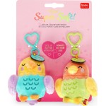 Legami 2 Key Rings With a Stuffed Toy - Super Soft! - Tiny SPK0017 8052694112462