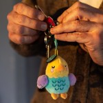 Legami 2 Key Rings With a Stuffed Toy - Super Soft! - Tiny SPK0017 8052694112462