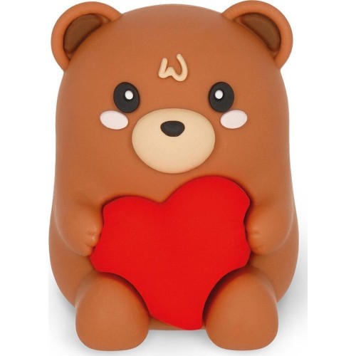 Legami Light-up Pencil Sharpener With Container - Teddy Bear - Sharpening is Magic PSL0004 8052694101541
