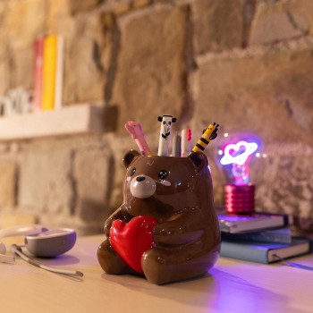 Legami Ceramic Pen Holder - Teddy Bear - Desk Friends teddy bear PHS0009 8052694112448
