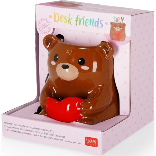 Legami Ceramic Pen Holder - Teddy Bear - Desk Friends teddy bear PHS0009 8052694112448