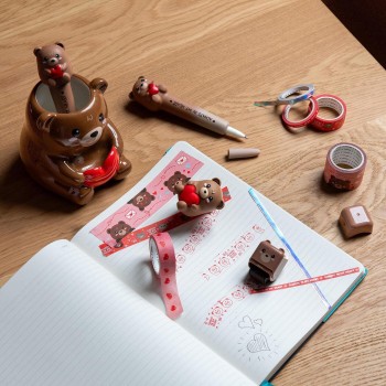 Legami Ceramic Pen Holder - Teddy Bear - Desk Friends teddy bear PHS0009 8052694112448