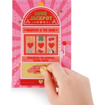 Legami Scratch to Reveal Greeting Card - Love Jackpot love jackpot BGS0010 8052694112943