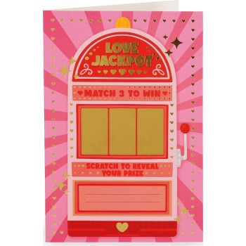 Legami Scratch to Reveal Greeting Card - Love Jackpot love jackpot BGS0010 8052694112943