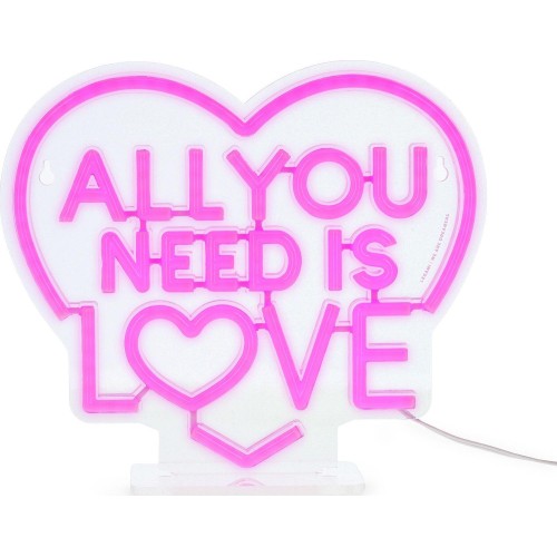 Legami Neon Effect Led Lamp - All You Need is Love - Its a Sign all you need is lo NEL0005 8052694045135