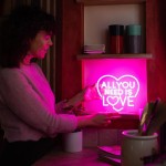 Legami Nel0005 Neon-Effect Led Sign - Its A Sign - All You Need Is Love NEL0005 8052694045135