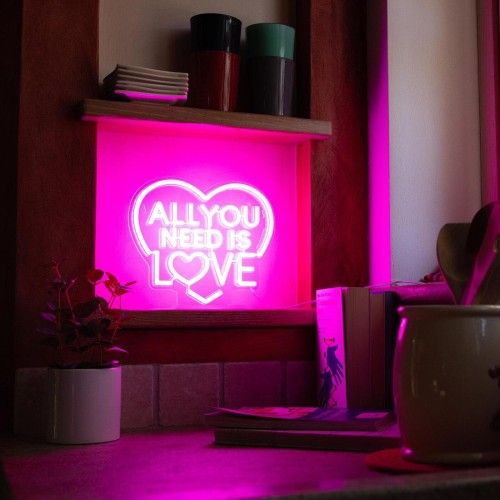 Legami Nel0005 Neon-Effect Led Sign - Its A Sign - All You Need Is Love NEL0005 8052694045135