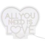 Legami Neon Effect Led Lamp - All You Need is Love - Its a Sign all you need is lo NEL0005 8052694045135