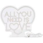 Legami Neon Effect Led Lamp - All You Need is Love - Its a Sign all you need is lo NEL0005 8052694045135