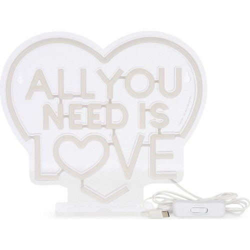 Legami Nel0005 Neon-Effect Led Sign - Its A Sign - All You Need Is Love NEL0005 8052694045135