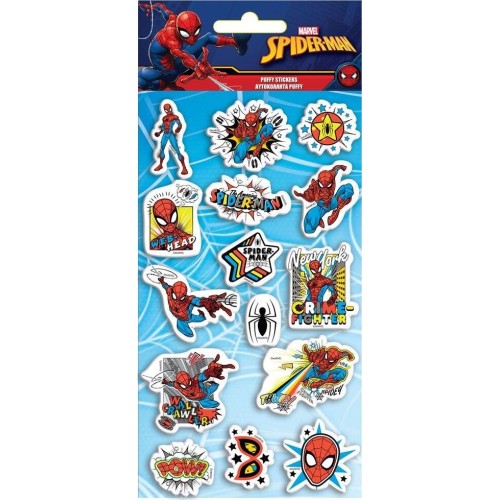 Diakakis imports Stickers Puffy 10x22cm Spiderman 000508156 5205698606250