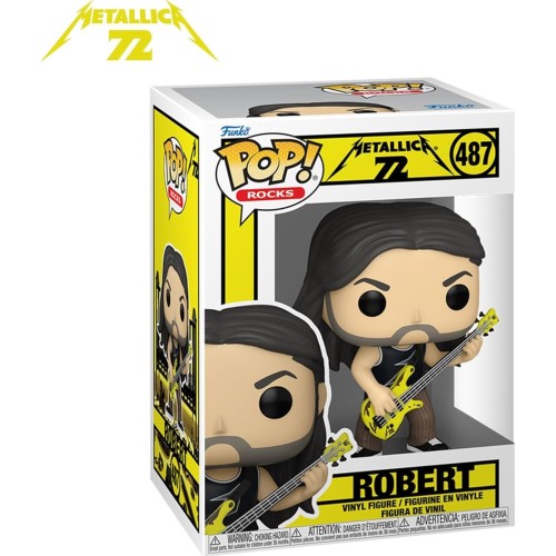 Funko pop! rocks: metallica 72 - robert 487 Συλλεκτική Φιγούρα Βινυλίου 87078 889698870788