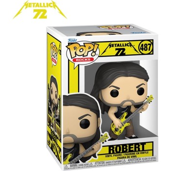 Funko pop! rocks: metallica - robert trujillo - 72s - collectable vinyl figure -  87078 889698870788