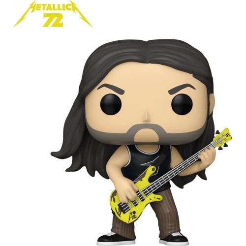 Funko pop! rocks: metallica - robert trujillo - 72s - collectable vinyl figure -  87078 889698870788
