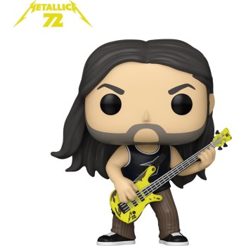 Funko pop! rocks: metallica - robert trujillo - 72s - collectable vinyl figure -  87078 889698870788