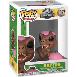 Funko pop! movies: jurassic park sprg - raptor - collectable vinyl figure - gift  89049 889698890496