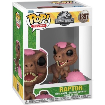 Funko pop! movies: jurassic park sprg - raptor - collectable vinyl figure - gift  89049 889698890496