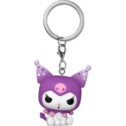Funko pop! keychain: hello kitty - kuromi - novelty keyring - collectable mini fi 86875 889698868754