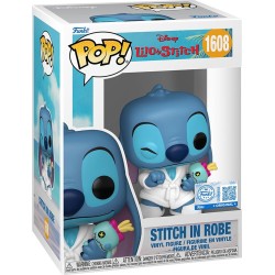 Funko pop! disney: lilo and stitch - stitch in robe - collectable vinyl figure -  88656 889698886567
